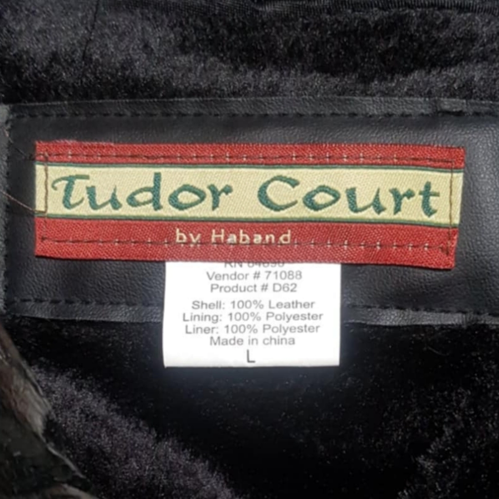 100% Authentic Leather Vintage Patchwork Coat - image 4